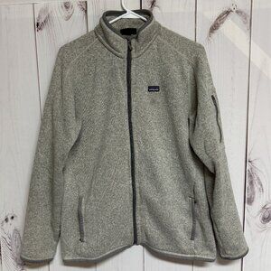 Patagonia Better Sweater® Full-Zip Men’s Large (Est.) Birch White GUC